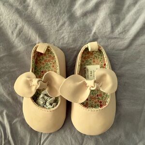 Carter's Light Pink Baby Shoes with Bow